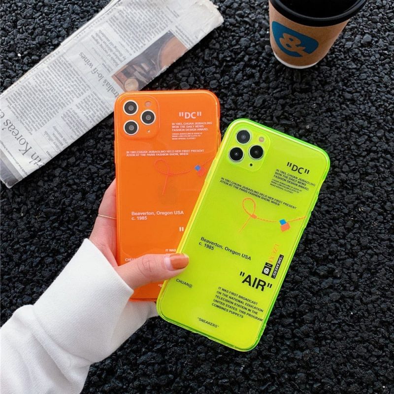 Off White Air Fluorescence iPhone Case