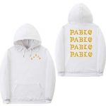 Paris Pablo hoodie | White / Gold / S