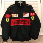 Retro Ferrari Racing Jacket