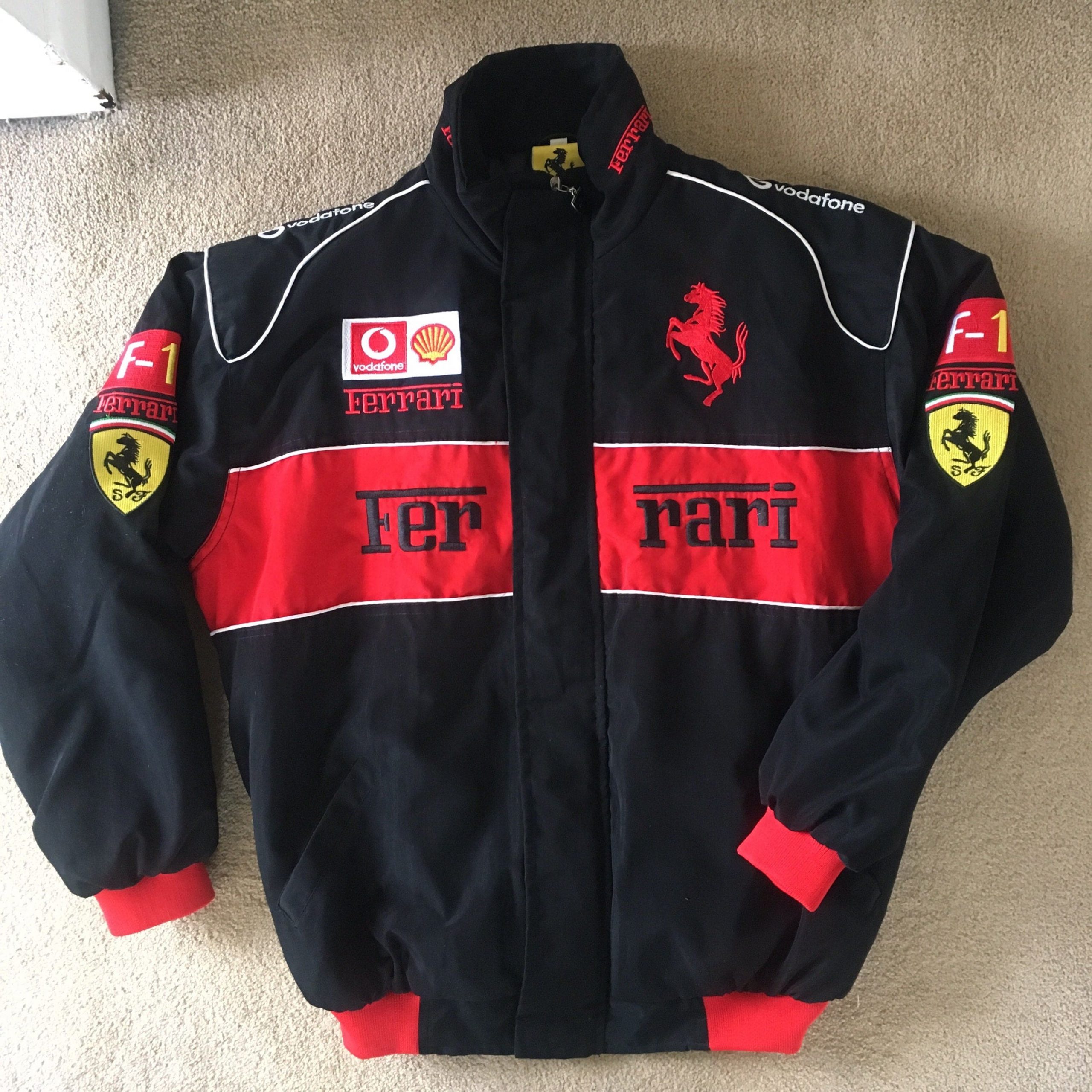 Retro Ferrari Racing Jacket - Streetgarm