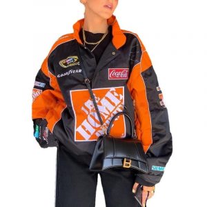 Retro Home Depot Racing Jacket | Orange / XL