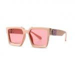 Retro Square Millionaires Sunglasses | Pink