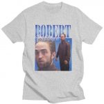 Robert Pattinson Standing Meme T-Shirt | Gray / XXXL