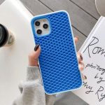 Rubber Waffle IPhone Case | For iPhone 12ProMAX / Blue White