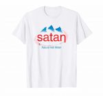 Satan Natural Hell Water T-Shirt | White / L