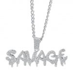 SAVAGE Iced Out Chain | Silver