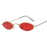 Small Oval Sunglasses | Red
