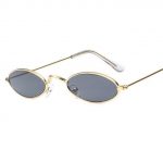 Small Oval Sunglasses | Gold Grey