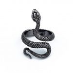 Snake Fashion Ring | Black