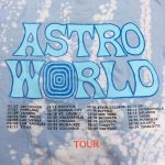 Travis Scott Astroworld Tour Astronaut Tee Tie Dye
