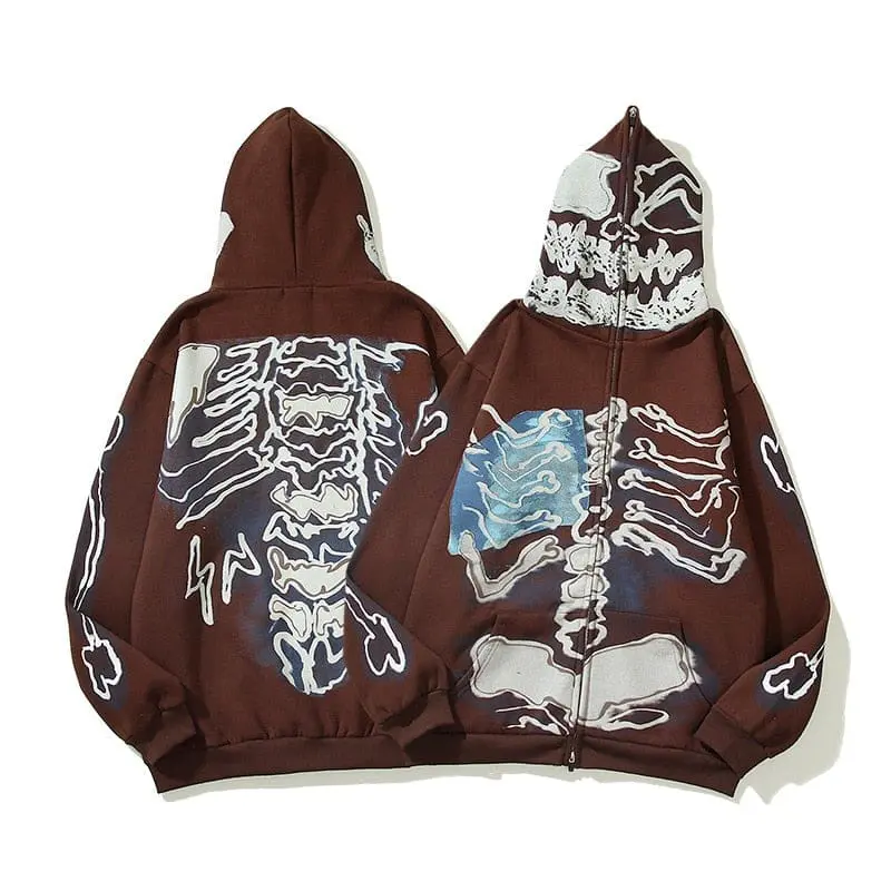 Travis Scott Fragment Skeleton Hoodie - Streetgarm