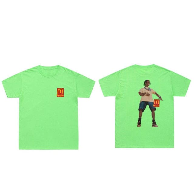 Travis Scott x McDonald’s Action Figure T-Shirt | Green / S
