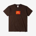 Travis Scott x Mcdonalds Embroidered T-Shirt | Brown / XXL