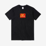 Travis Scott x Mcdonalds Embroidered T-Shirt | Black / XXL