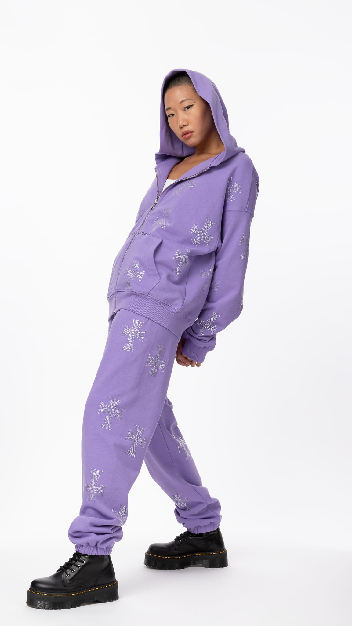 Purple Rhinestone Hoodie String – Sleeper Nerdz & Co.