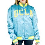 Vintage 80s UCLA Satin Bomber Jacket