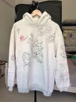 Kanye west rick and morty outlet hoodie