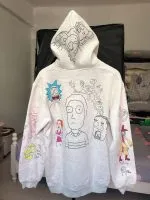 Kanye west rick and morty clearance hoodie