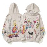 Kanye West Cartoon Graffiti Hoodie