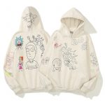 Kanye West Cartoon Graffiti Hoodie