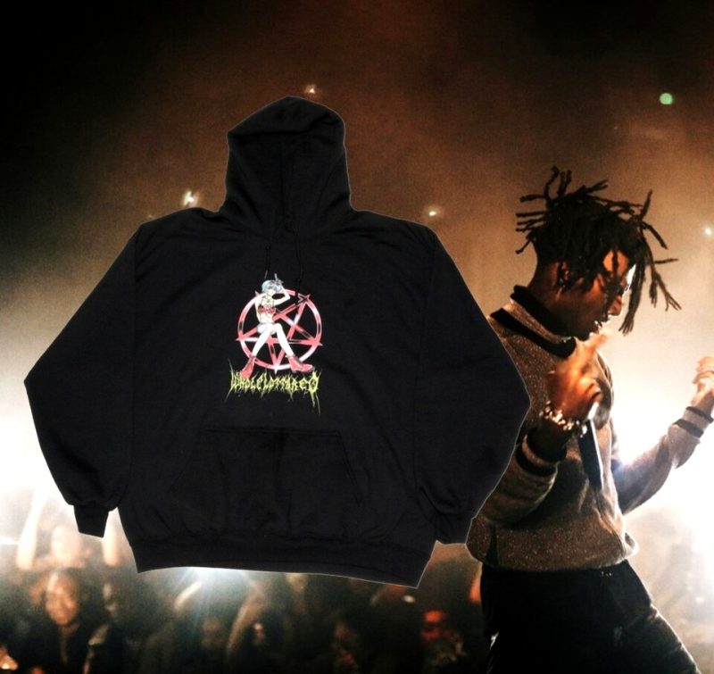 Playboi Carti Whole Lotta Red Pentagram Hoodie - Streetgarm