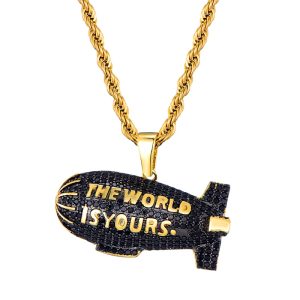 Scarface The Wold Is Yours Blimp Gold Chain