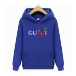Gucci Cherry Graphic Hoodie - Blue, XL