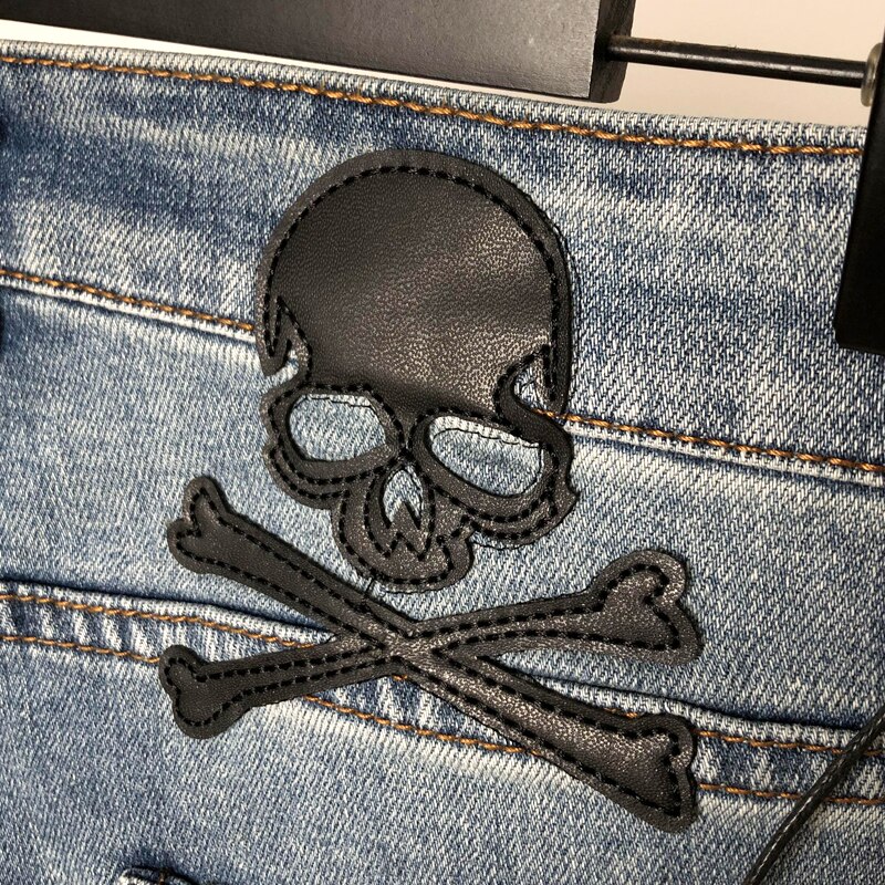 Mastermind Skull Print Jeans