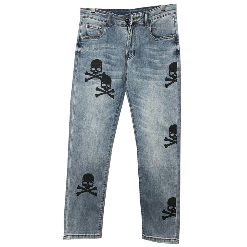 Mastermind Skull Print Jeans