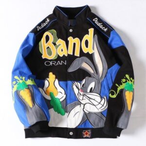 Band Oran Bugs Bunny Racing Jacket - Blue, XL
