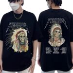 Yeezus Tour Indian Skull T- Shirt