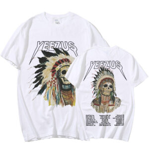 Yeezus Tour Indian Skull T- Shirt