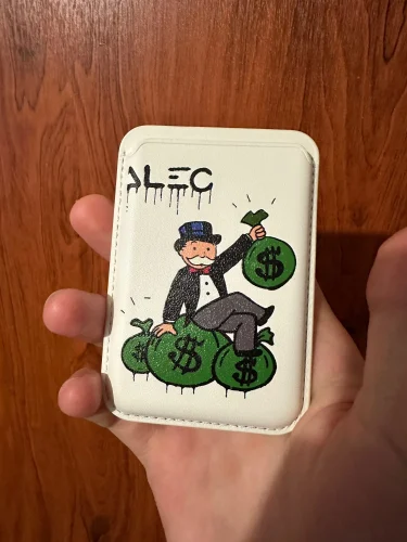 Alec Monopoly MagSafe Iphone Wallet photo review