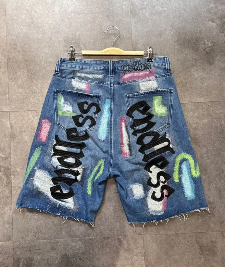 Endless Vlone Denim Shorts - Streetgarm