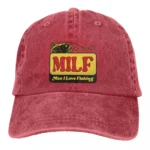 Milf Man I Love Fishing Cap 6