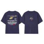 Nude Worldwide Tour Helicopter T-Shirt
