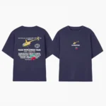 Nude Worldwide Tour Helicopter T-Shirt