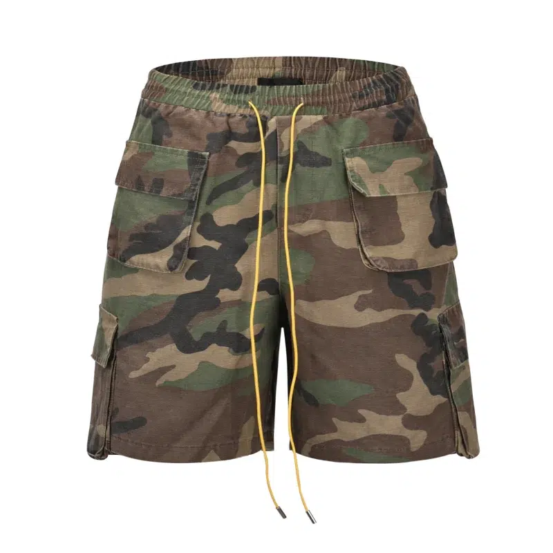 Rhude Cargo Camo Shorts