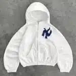 Akimbo NY Yankee Noodle Zip-Up Hoodie