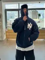 Akimbo NY Yankee Noodle Zip-Up Hoodie